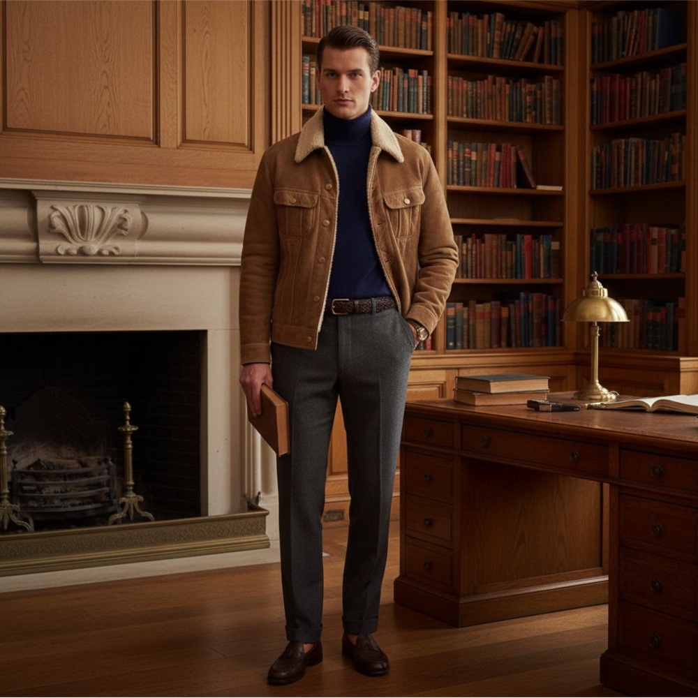 RRL Ralph Lauren Sheepskin - Picture 3 of 6